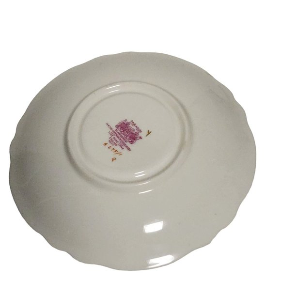 Vintage Paragon Double Warrant Cabbage Rose Gilt Teacup Saucer Bone China L068 - Picture 4 of 10